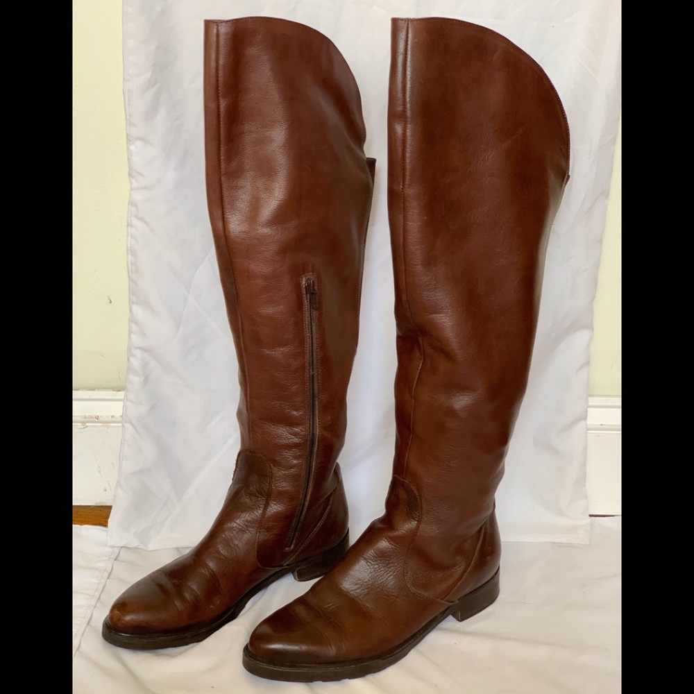Charles David Tall Italian Leather Boot Size 8.5
